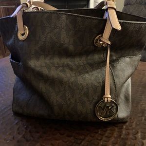 Michael Kors - Authentic Brown Logo Tote Bag